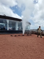 ...als Dampffont&auml;ne entweicht.